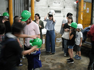 家族会＠大阪地区 お父さんの職場「冷蔵倉庫」に潜入です（2019）